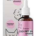 Cure Point CBD PET 5% olej pre psov a mačky s príchuťou klobásy 10 ml