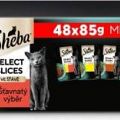 SHEBA Selection in Sauce šťavnaté príchute 48 x 85 g